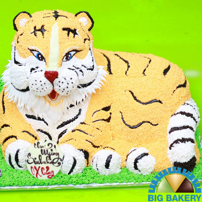 Bánh con hổ kết hợp với su kem cho bé tuổi Dần - Tiệm bánh MiaCake Đà Nẵng