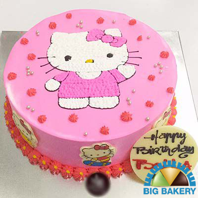 Cách làm bánh kem Hello Kitty đơn giản nhất - How to make Hello Kitty  birthday cake - YouTube