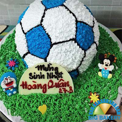 Bánh sinh nhật quả bóng đá đẹp - Thu Hường bakery